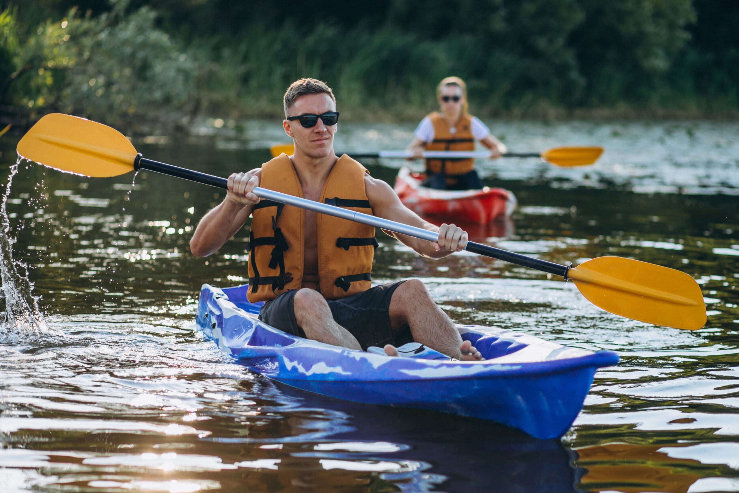 canoë kayak en ariège, camping du lac mercus